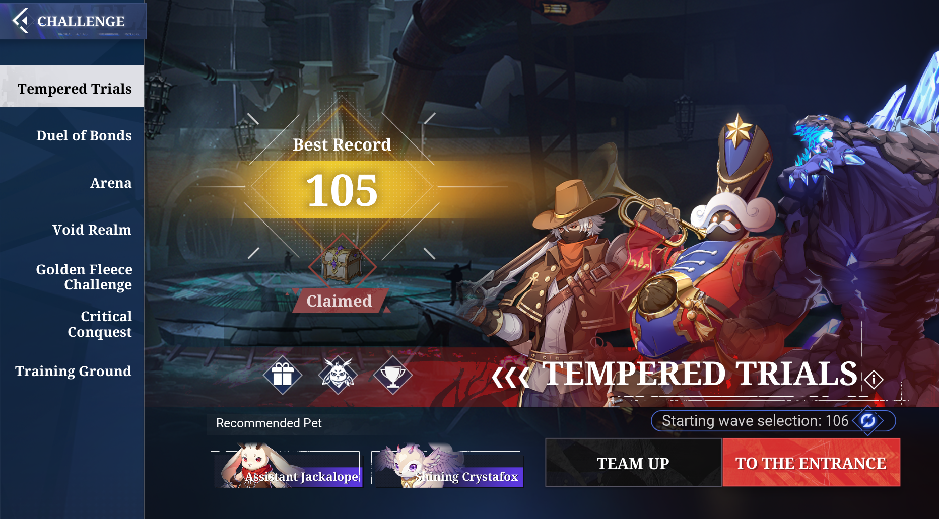 Tempered Trials