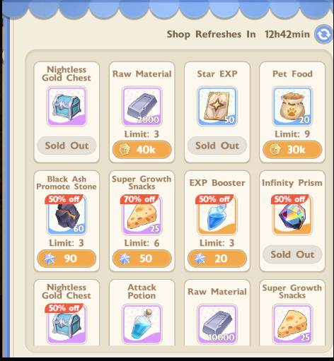 CC3 Shop Update
