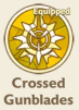Crossed Gunblades
